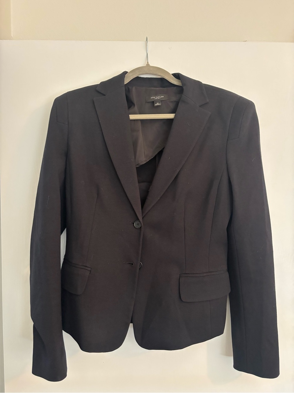 Ann Taylor Black Women's Single-Button Blazer